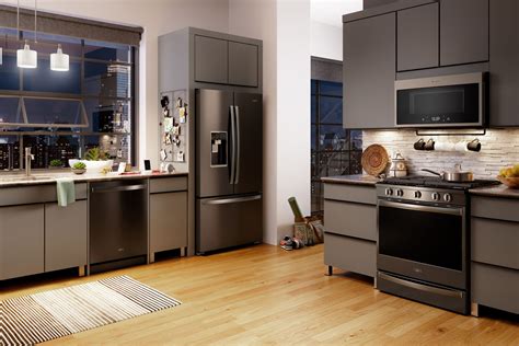 best cabinet color for stainless steel appliances|stainless steel kitchen cabinets colors.